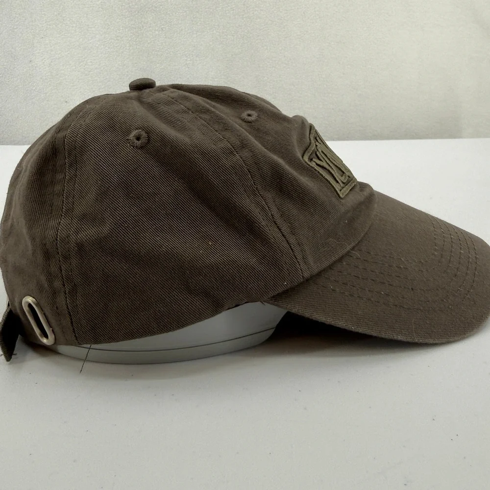 Cycology Baseball Cap Mens Brown Embroidered Logo Adjustable Cotton Dad Hat